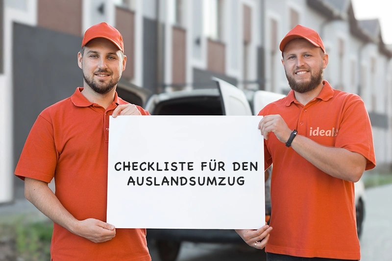 Checkliste Auslandsumzug: international umziehen ohne Stress Haupt-Keyword: Auslandsumzug