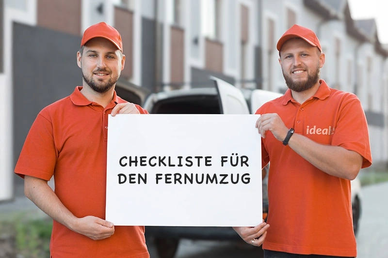 Checkliste Fernumzug: deutschlandweit umziehen ohne Stress