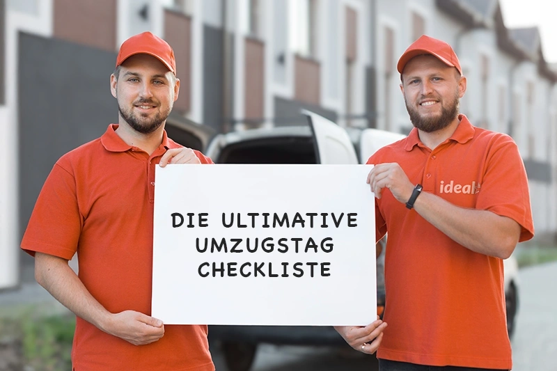 Checkliste Umzugstag: alles, was am großen Tag erledigt werden muss